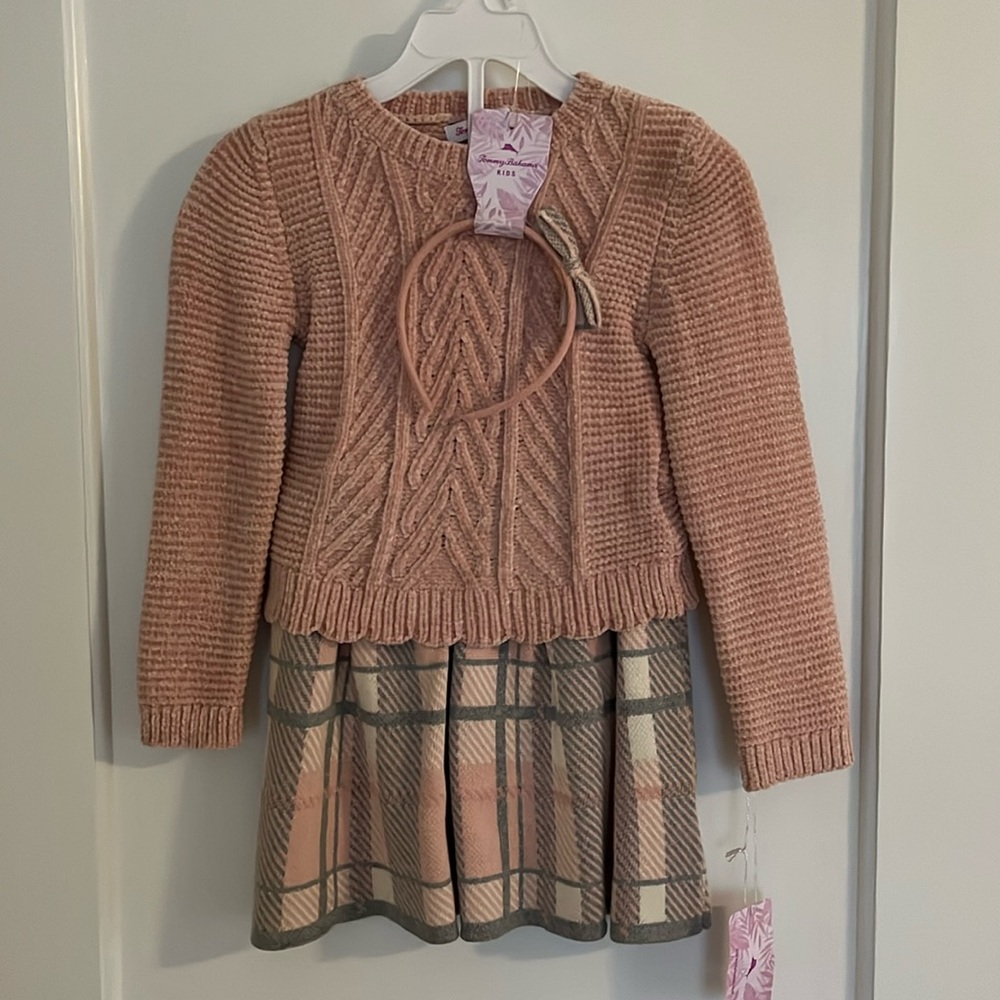 Tommy Bahama Girls Skirt and Sweater Set NWT